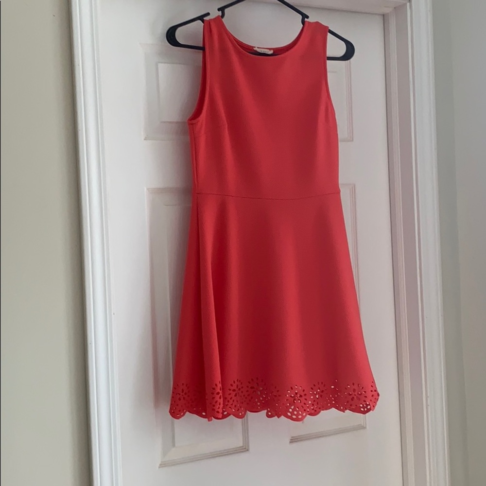 Coral dress